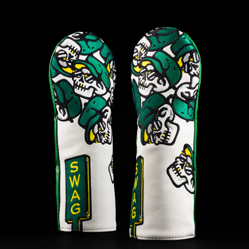 Falling Skeleton Caddie Fairway Cover Swag Golf Co