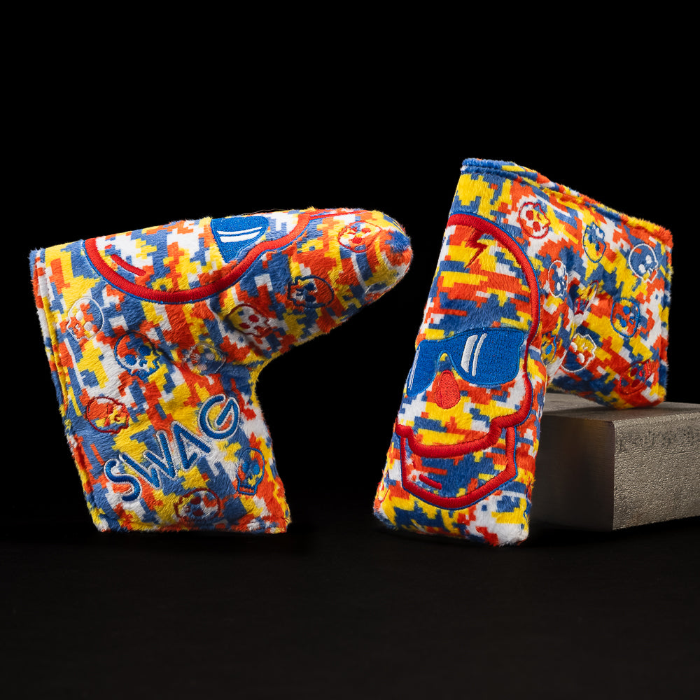 Color Block Digi-Camo Skull Blade Cover