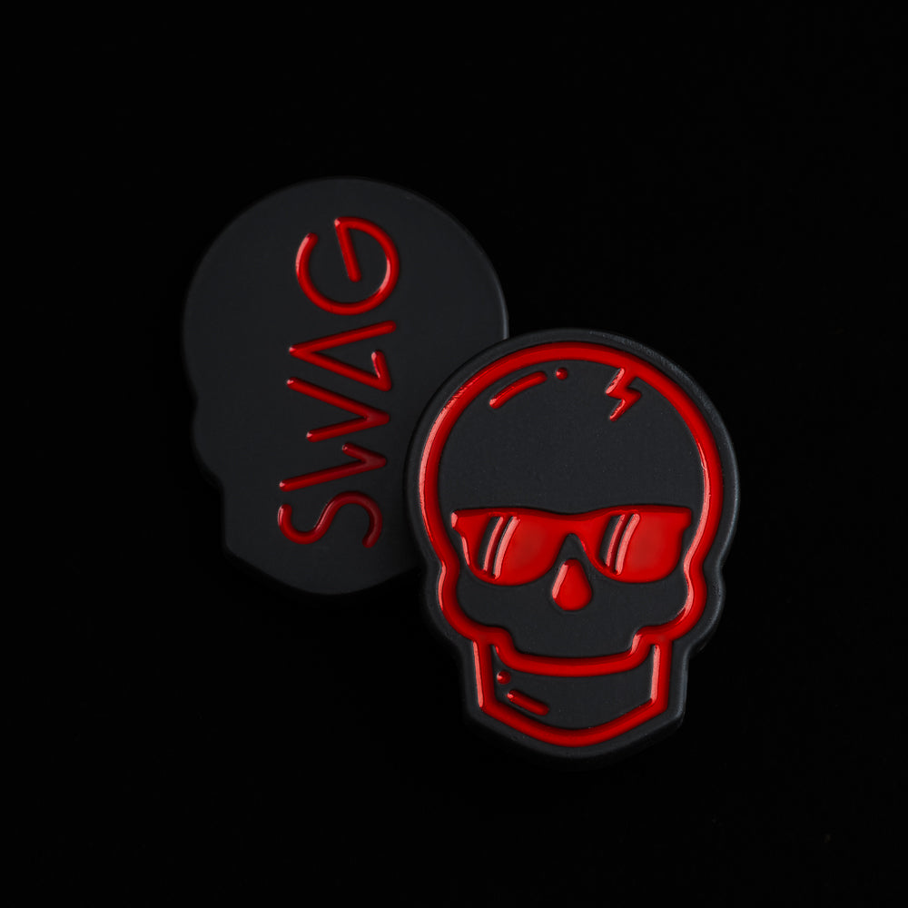 Red Skull Marker & Cola Script Divot Tool Set