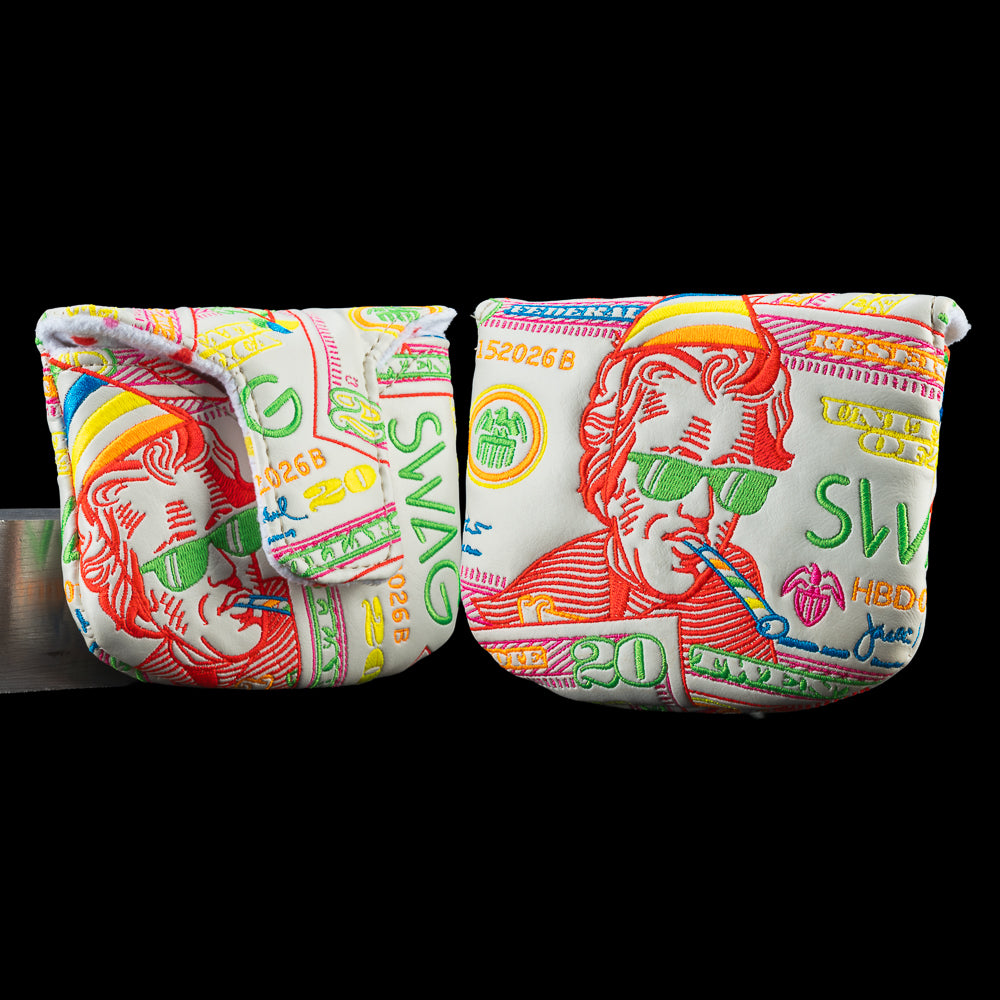 SWAG Golf Andrew Jackson Birthday Dollar Bill Mallet Headcover