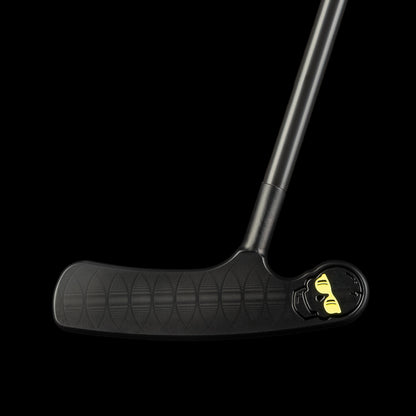 SWAG Golf RAD Two Way black cerakote finish blade golf putter for both right and left handed players. Designed and made in the USA of premium stainless steel.