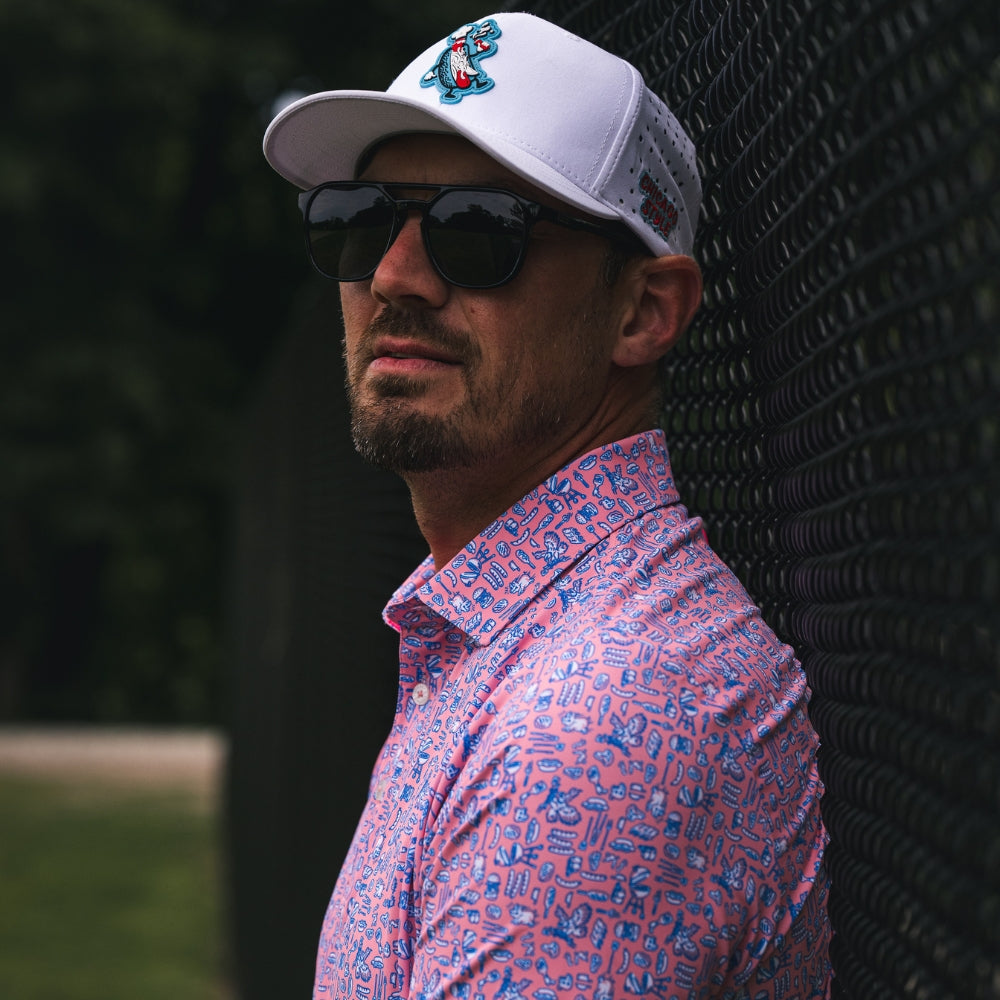 Chicago Style White Snapback Hat