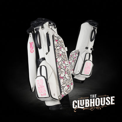 The Clubhouse: Stacked Flipper White Vessel Stand Bag