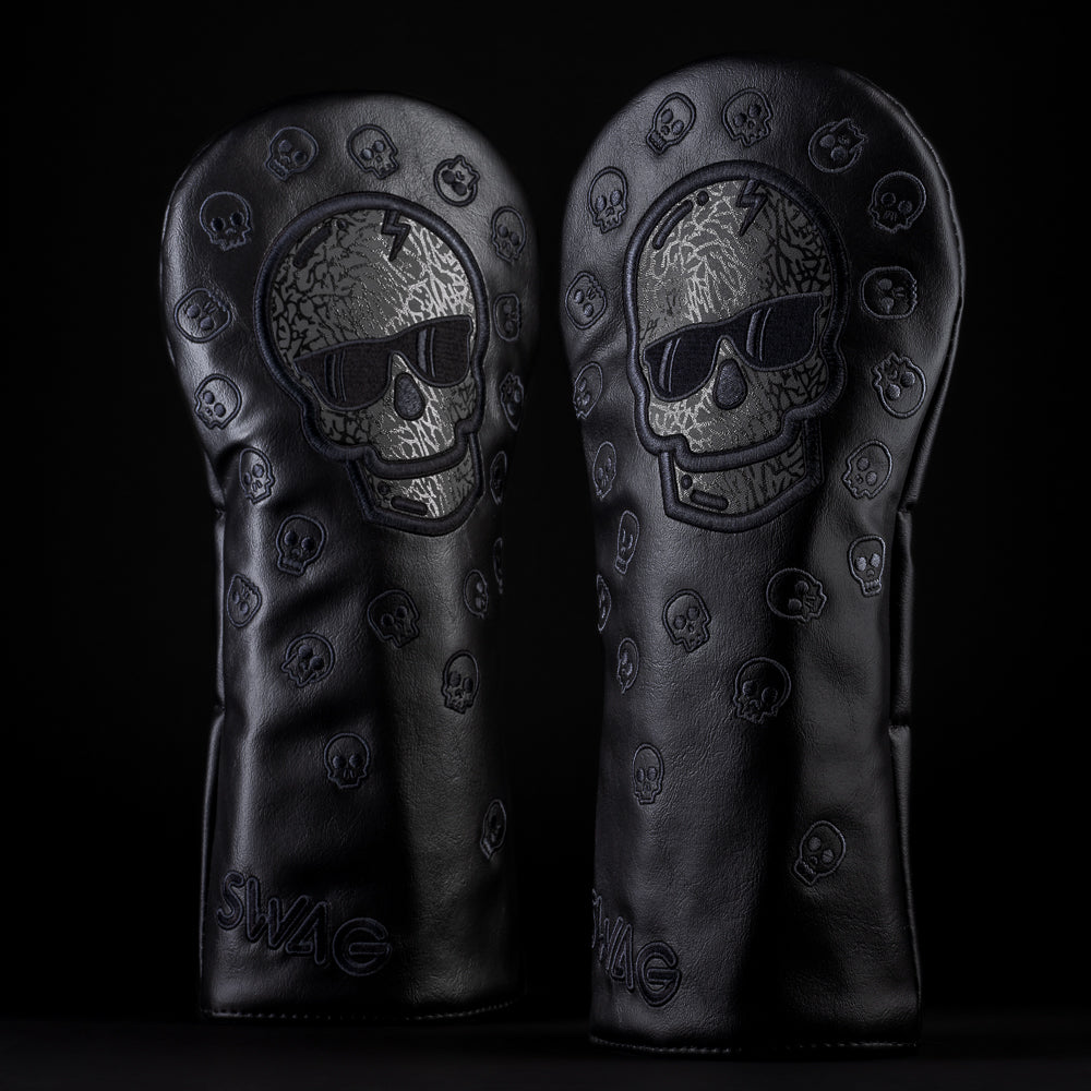 Blackout Elephant Skull Driver Cover – Swag Golf Co