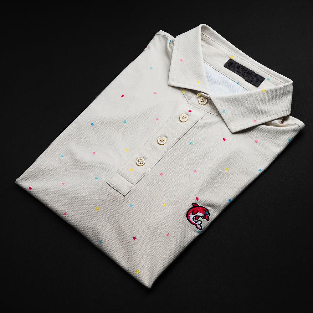 G/FORE Tan Stars Flipper Polo Shirt – Swag Golf Co