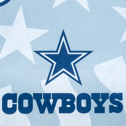 Golf towel with a Dallas Cowboys graphic and 'Cowboys' text on a blue background