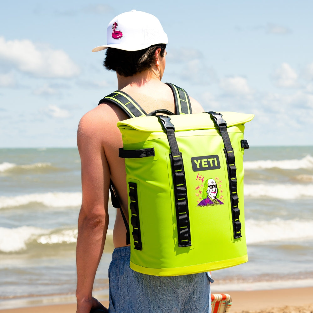 SWAG Golf x YETI Defaced Franklin Hopper M20 Backpack Soft Cooler