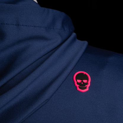 Dripping Skull Navy Player Hoodie