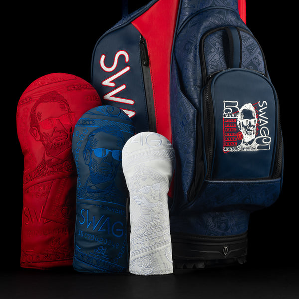 The Lincoln Blue Stand Bag & Cover Set – SWAG Golf Co