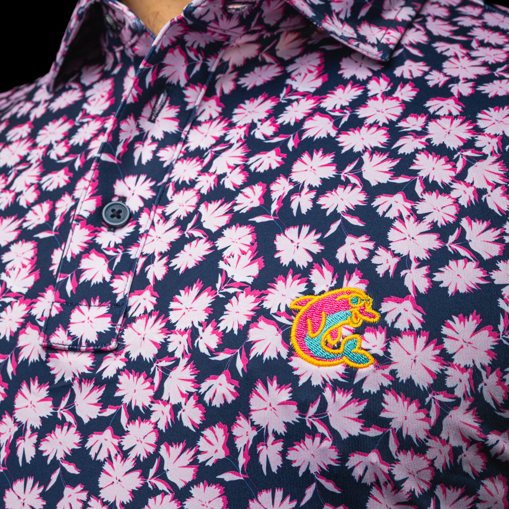 SWAG Golf x G/FORE Miami Flipper Polo Shirt – SWAG Golf Co
