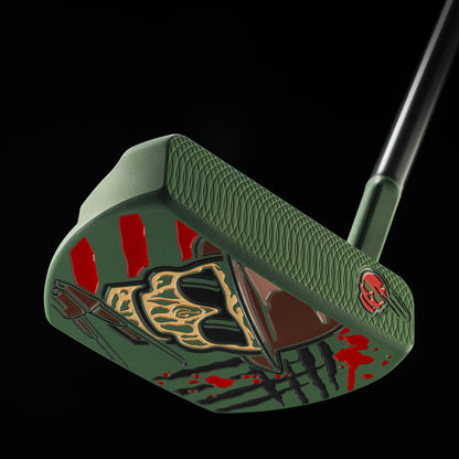 SWAG Golf green limited edition Freddy skull The Boss golf mallet putter. Made in the USA.