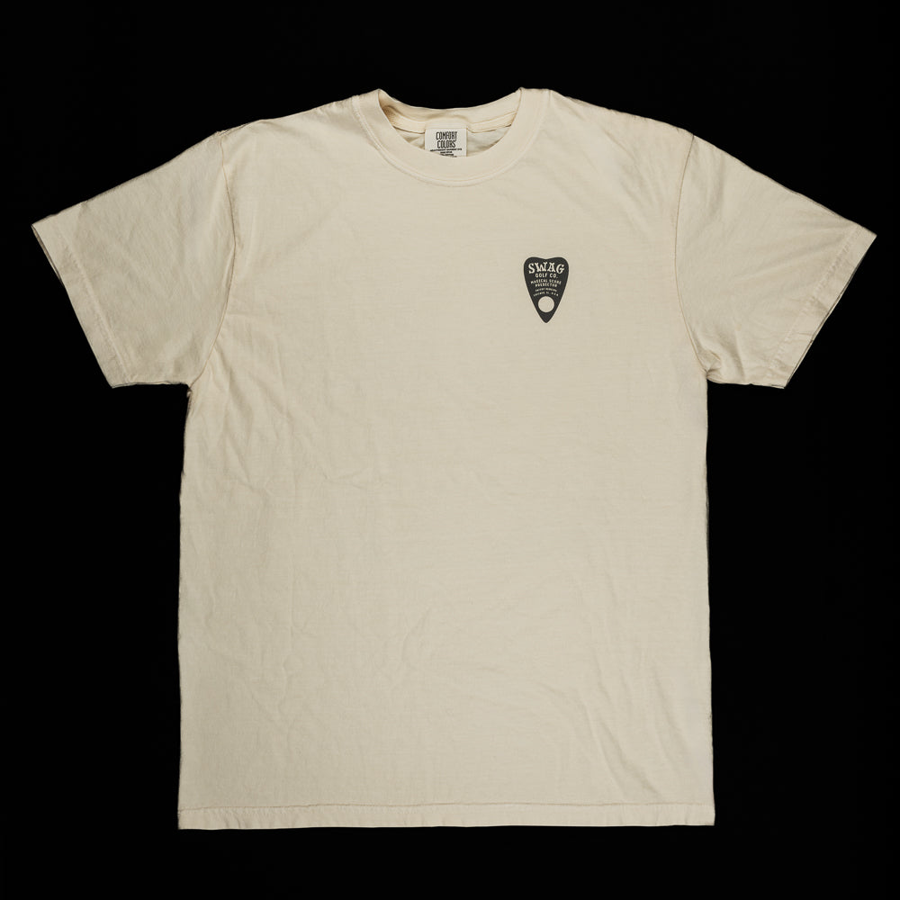 Predictor T-Shirt in cream with design with SWAG on the left chest in black and cream.