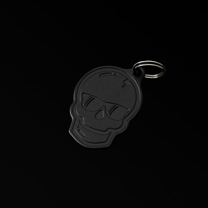 Black Skull Keychain.