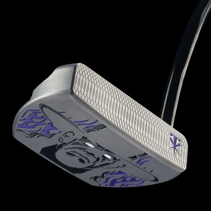 WWE The Undertaker The Boss 2.0 limited edition officially licensed golf putter with a black oxide finish and purple handpainted details.