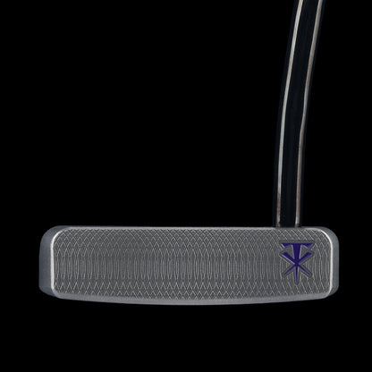 WWE The Undertaker The Boss 2.0 limited edition officially licensed golf putter with a black oxide finish and purple handpainted details.