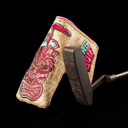 SWAG Golf Handsome Teeki Too limited edition golf putter made from carbon steel with a Japanese bronze finish.