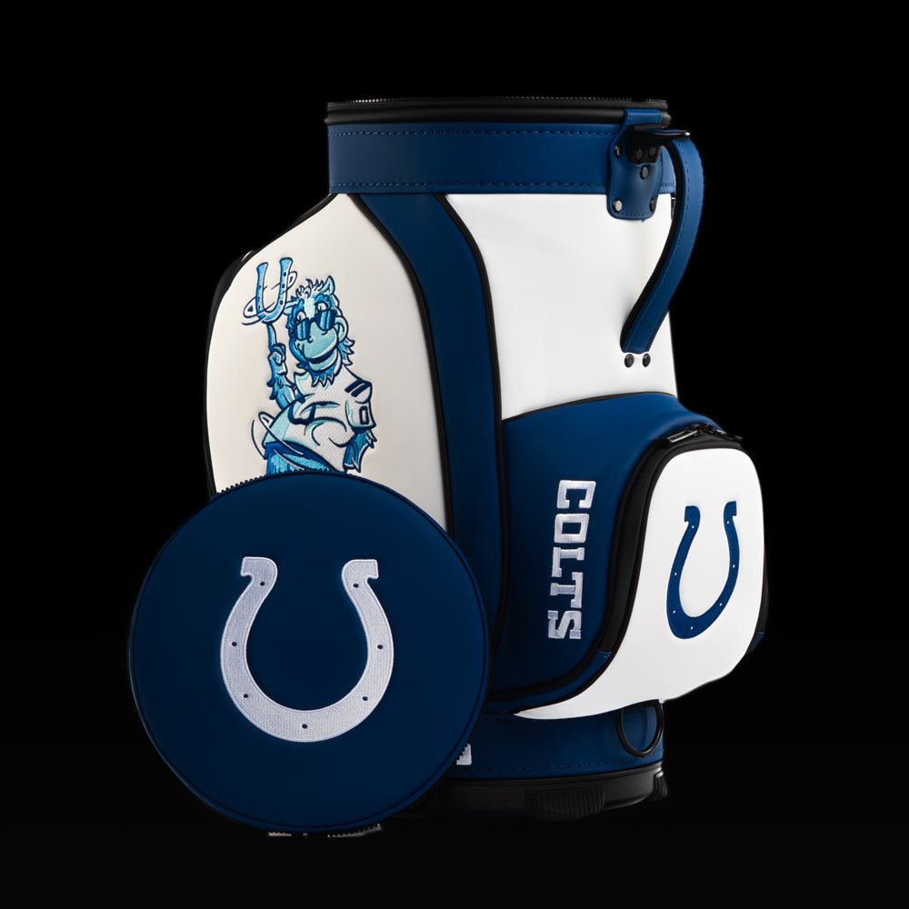 g*送様 THE COLTS関連セット SWAG Golf X NFL Indianapolis Colts For The Shoe Den Caddy Cooler