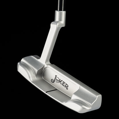 Joker Handsome One limited edition blade  stainless steel golf putter by SWAG Golf co featuring a playing card design.