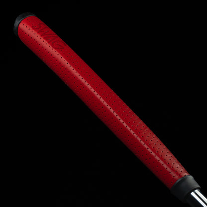 SWAG Golf Patriotic Abe The Boss 2.0 limited edition mid-mallet golf putter made in the USA and featuring a patriotic party scene of Abraham Lincoln.