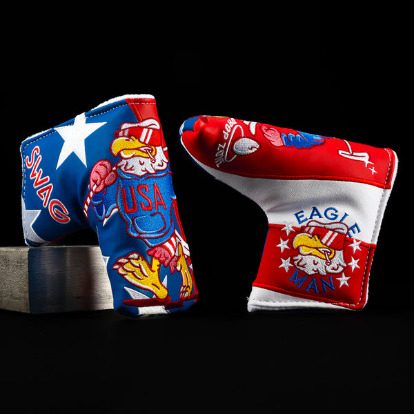 Housse De Putter Ping USA Anthem - Édition Limitée Rouge/Blanc/Bleu - Cuir