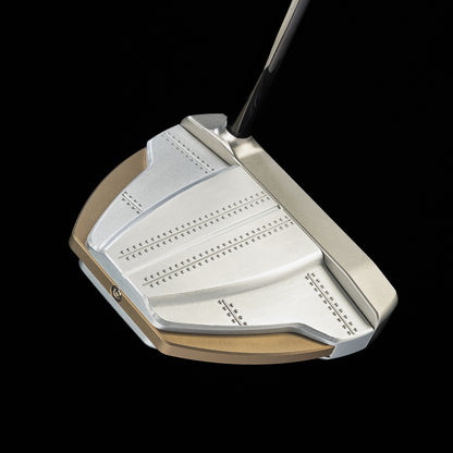 SWAG Golf The Vandal Squadron limted edition high MOI mallet putter with vintage aircraft design and devil character.