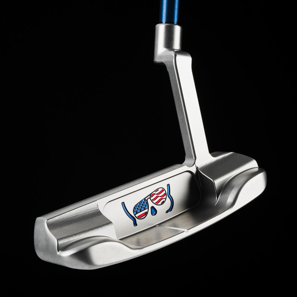 USA Skull Handsome One Lefty Putter