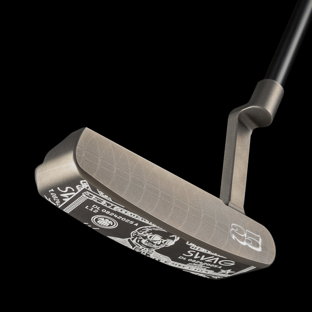SWAG Golf $25M Lance black oxide limited edition Handsome One golf putter.