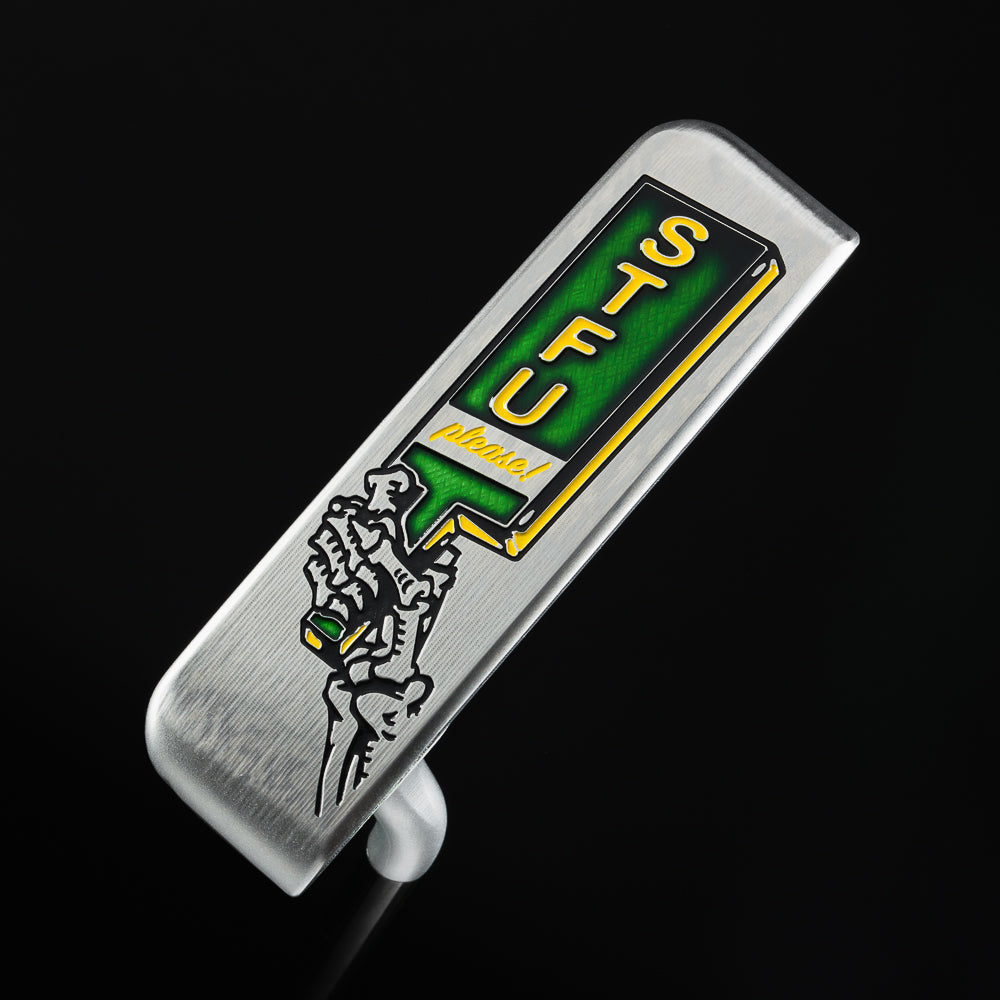 Masters STFU Suave One premium milled stainless steel blade golf putter made in the USA.