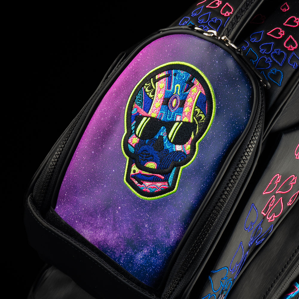 XWAG PRODUCTS X-TAGE PERPLE RESIN×WALNUT SWAG Golf x Galaxy King Vessel Stand Bag – SWAG Golf Co