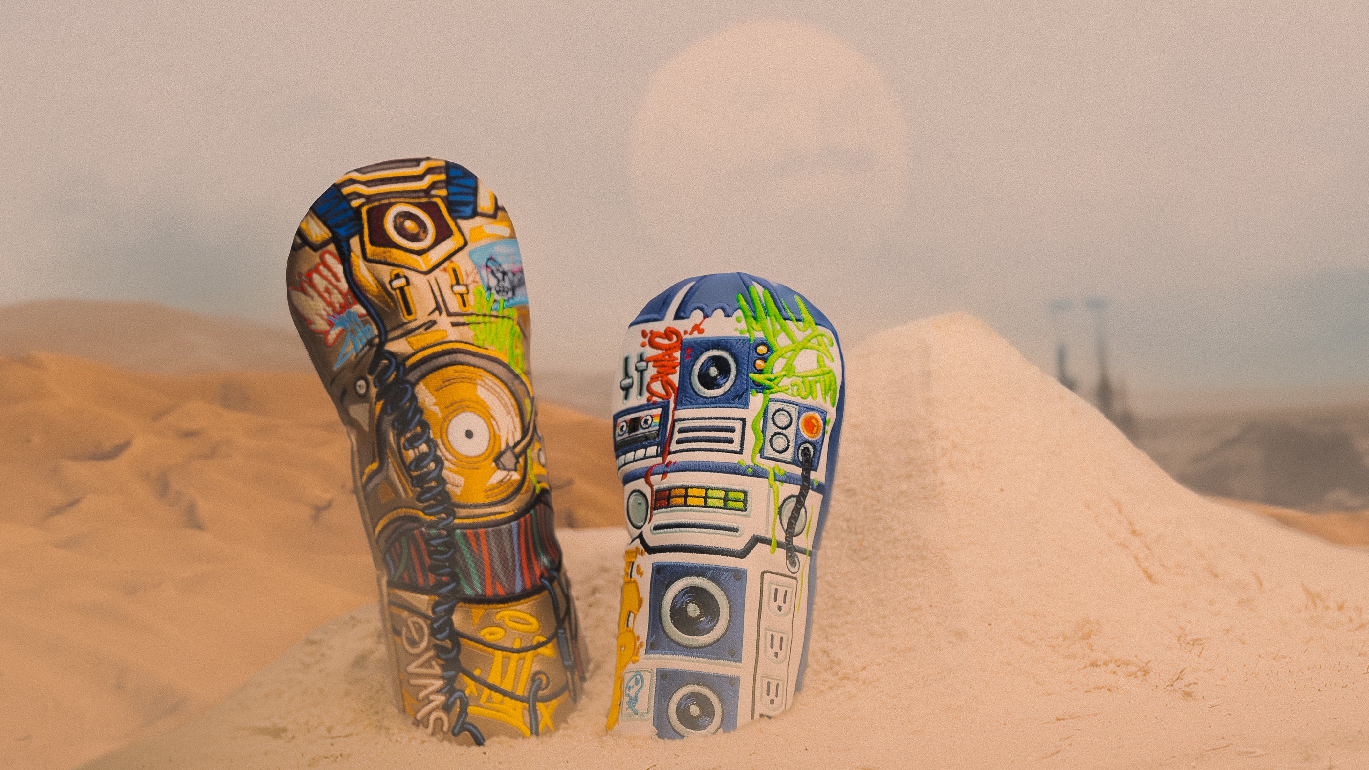 SWAG Golf May The Foreth space hero themed limited edition fairway golf headcovers.