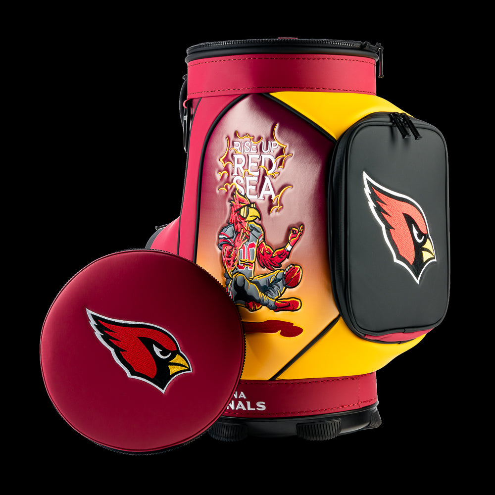 SWAG Golf x NFL Arizona Cardinals Rise Up Red Sea Den Caddy Cooler