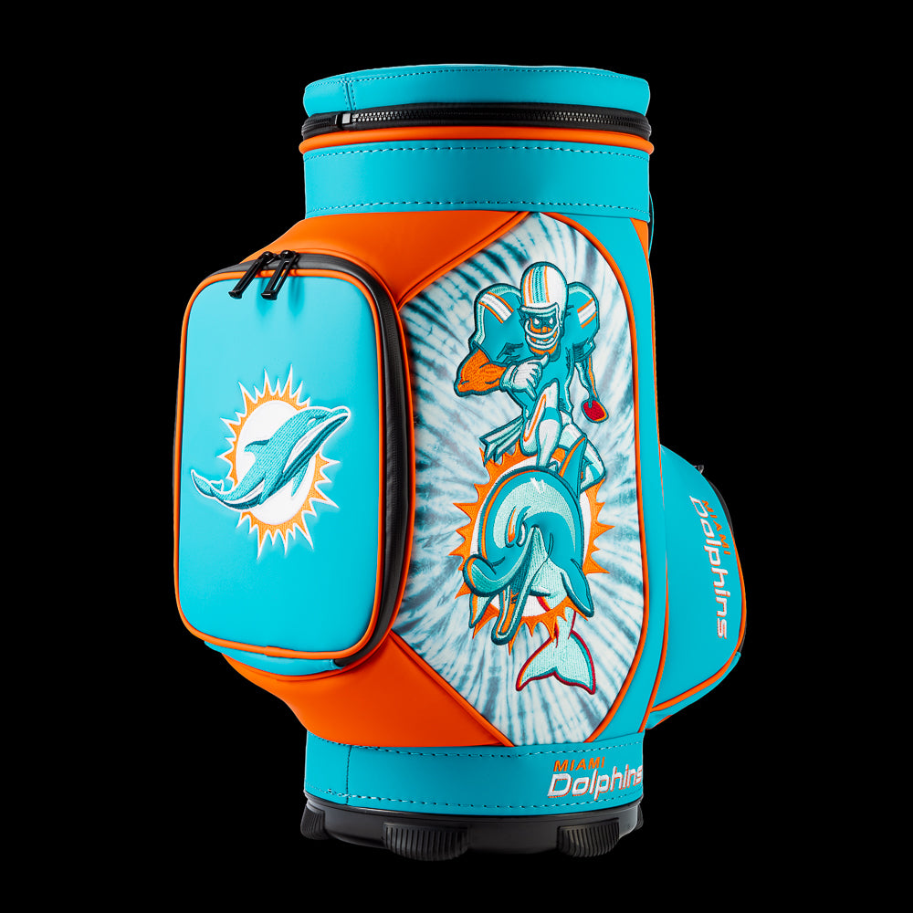 SWAG Golf X NFL Miami Dolphins Fins Up Den Caddy Cooler – SWAG Golf Co