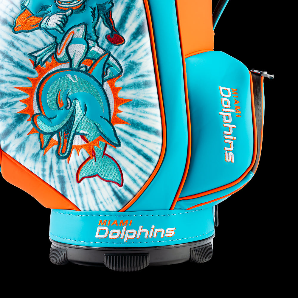 SWAG Golf X NFL Miami Dolphins Fins Up Den Caddy Cooler – SWAG Golf Co