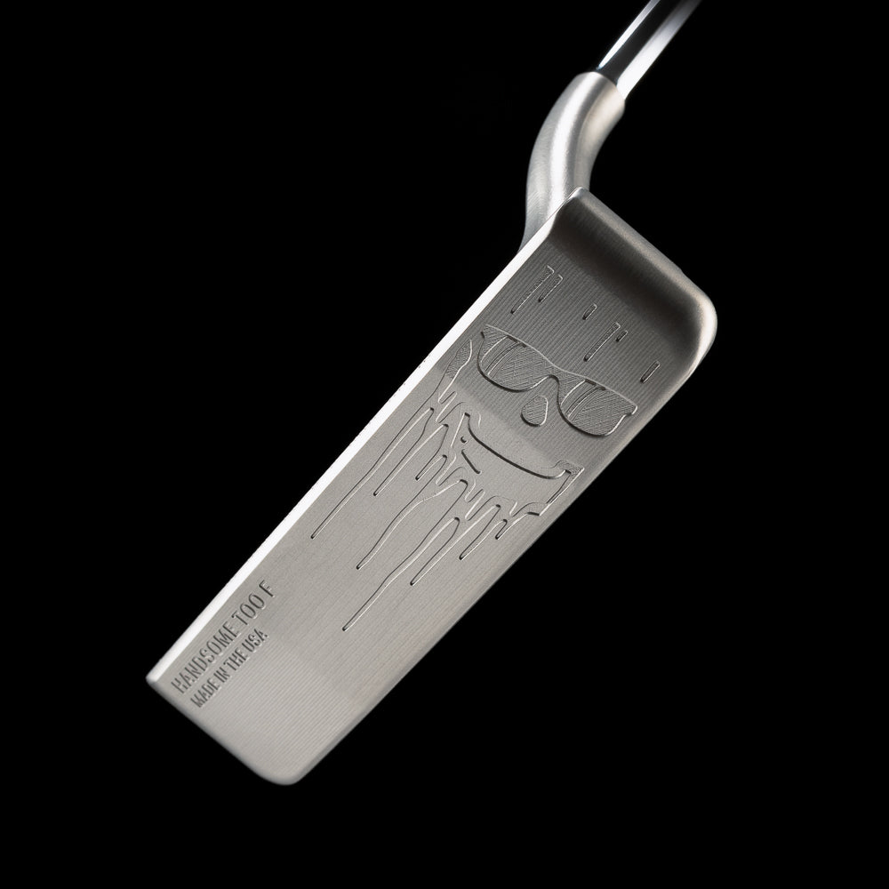 Chrome Dripping Skull Handsome Too F Putter