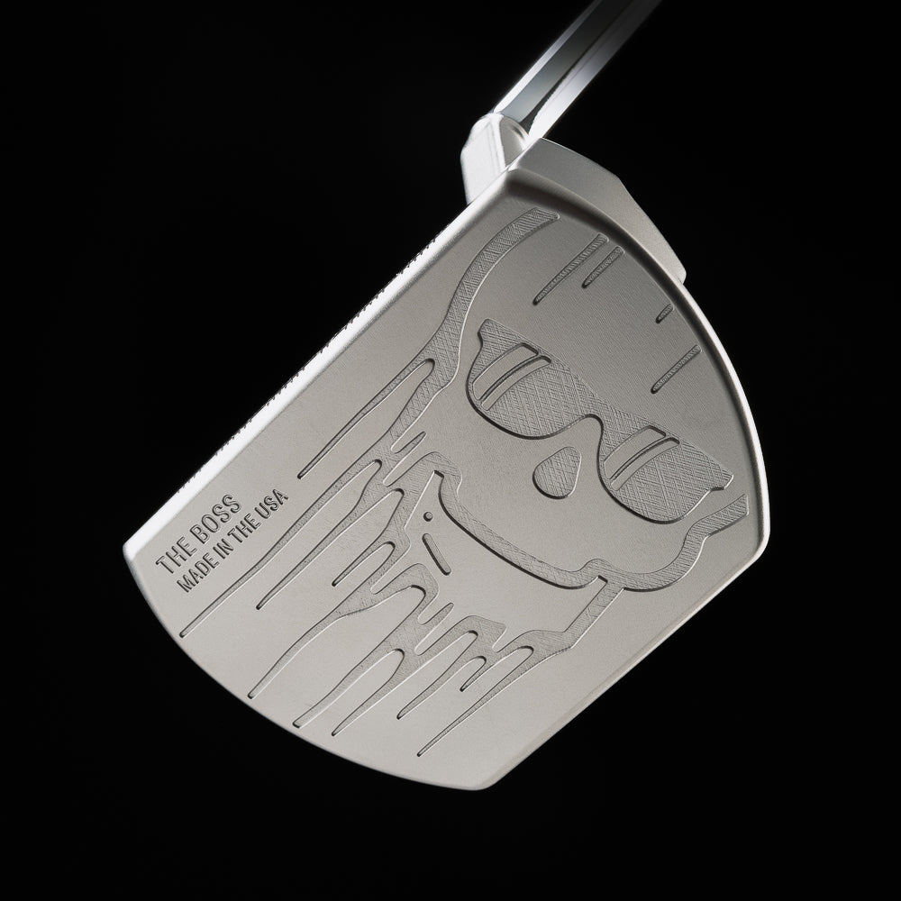 Chrome Dripping Skull The Boss Putter