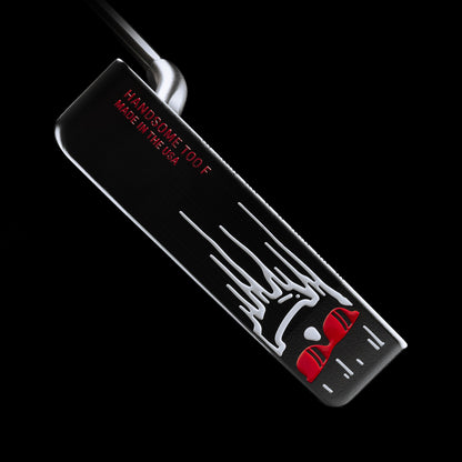 Swag Golf Handsome Too Flowneck black PVD stainless steel golf putter made in the USA.