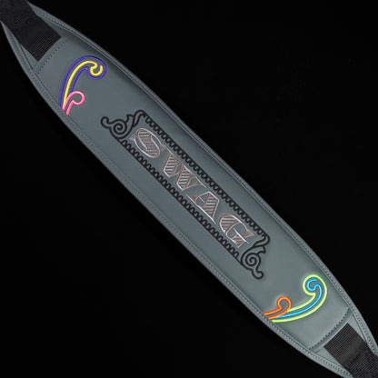 SWAG Golf x Vessel Prime 2.0 Staff golf bag with blackout dollar bills design and Jefferson on the front panel.