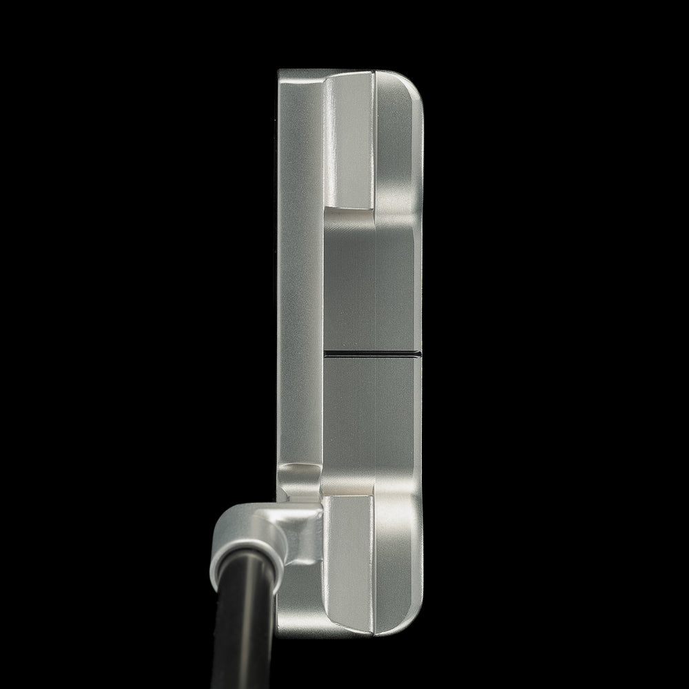 SWAG Golf The Grant Handsome One limited edition stainless steel putter with a tour satin finish and hand-painted $50 bill theme.