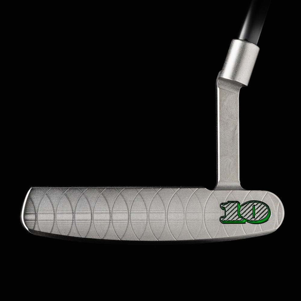 The Hamilton Handsome One stainless steel $10 bill themed golf putter made in the USA.