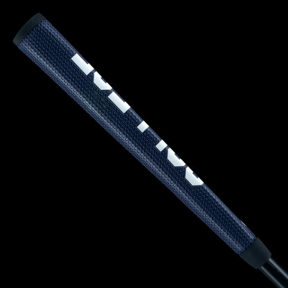 Rewind Golf x Animal House College official navy midsize putter grip.