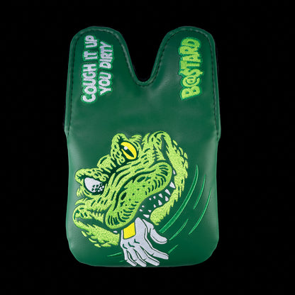 Rewind Golf x Happy Gilmore green Chubbs Peterson cough it up you dirty bastard XL center shaft mallet headcover.