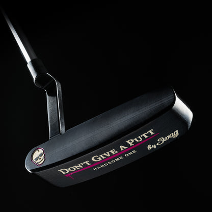 Swag Golf carbon black oxide handsome one left-handed golf putter made in the USA.