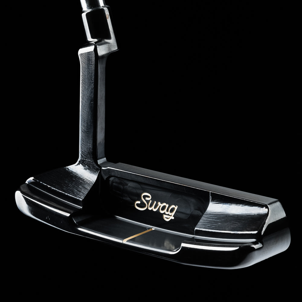 Swag Golf carbon black oxide Handsome Too limited edition golf putter made in the USA.