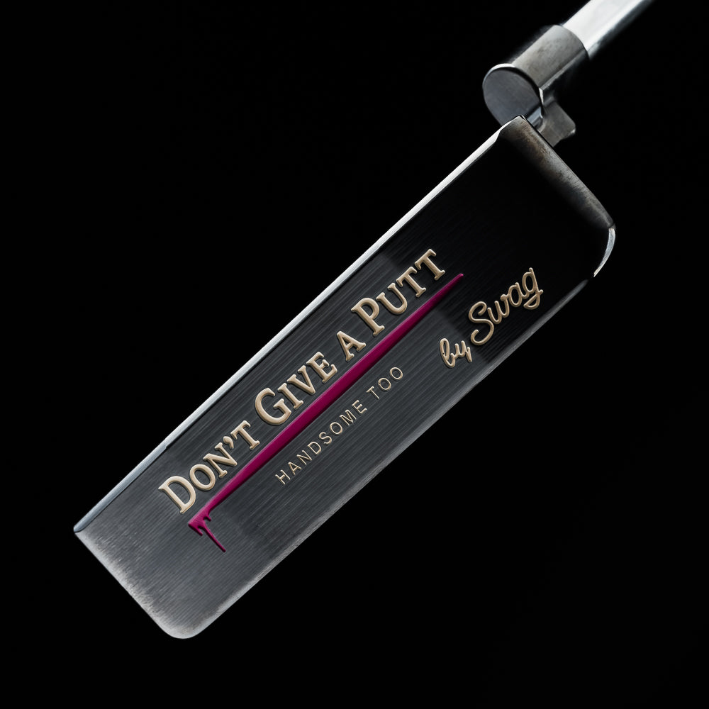 Swag Golf carbon black oxide Handsome Too limited edition golf putter made in the USA.