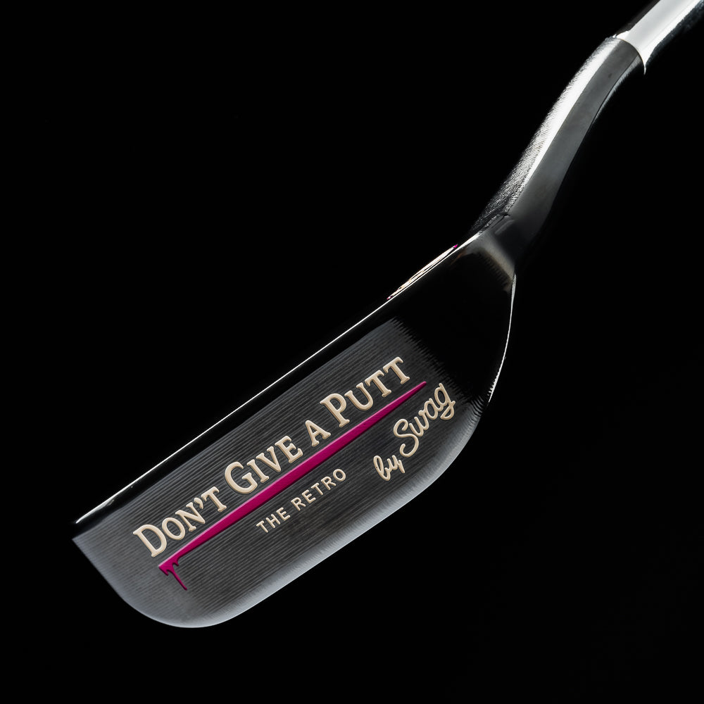 Swag Golf black oxide The Retro limited release golf putter made in the USA.