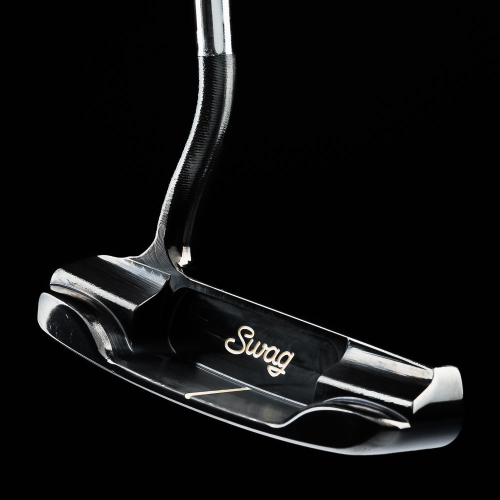 Swag Golf carbon black oxide Suave One limited edition golf putter made in the USA.
