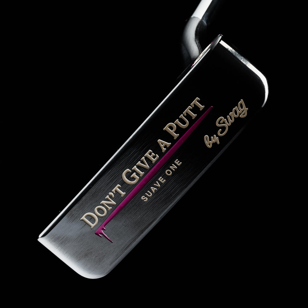 Swag Golf carbon black oxide Suave One limited edition golf putter made in the USA.
