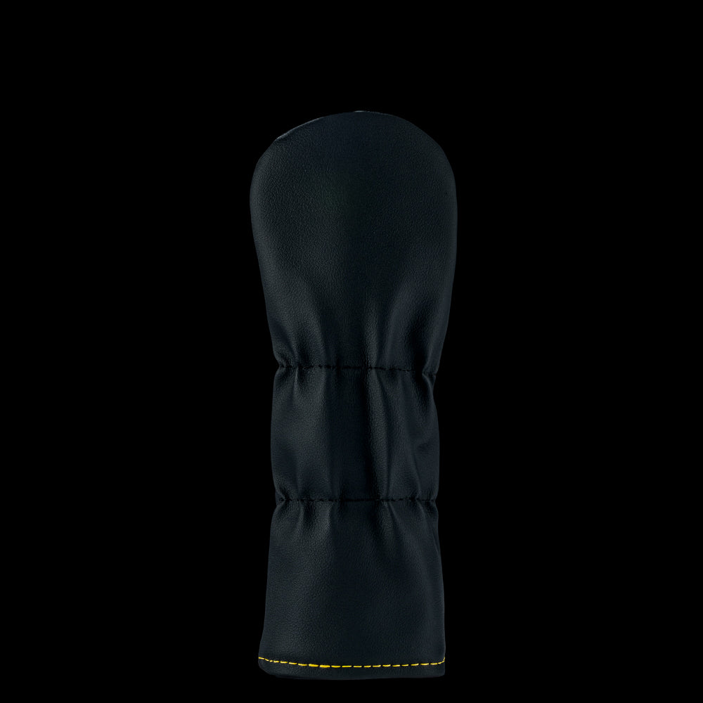 Rewind Golf x Happy Gilmore 18 Hockey Jersey black and gold officially licensed hybrid golf headcover.