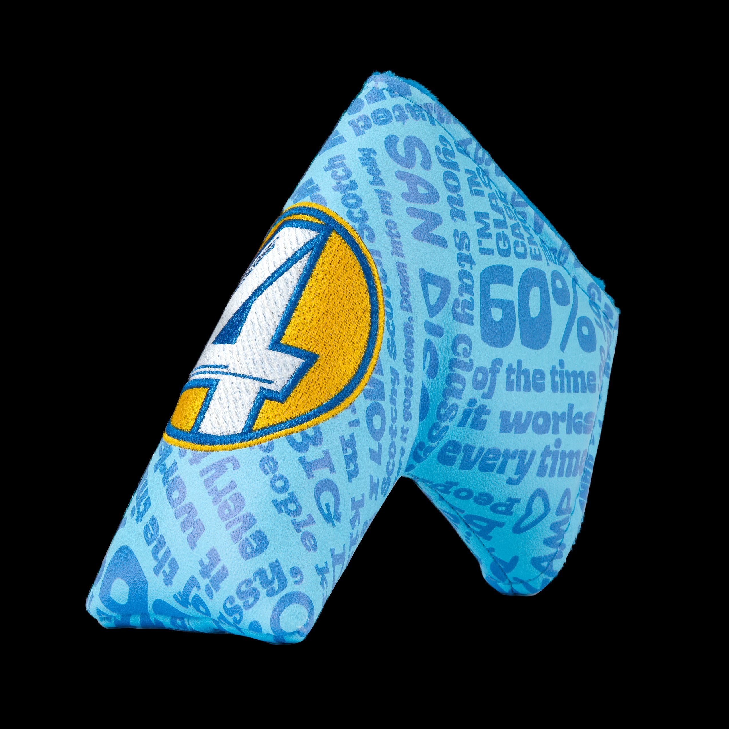 Rewind Golf x Anchorman official channel 4 news team blade golf headcover.