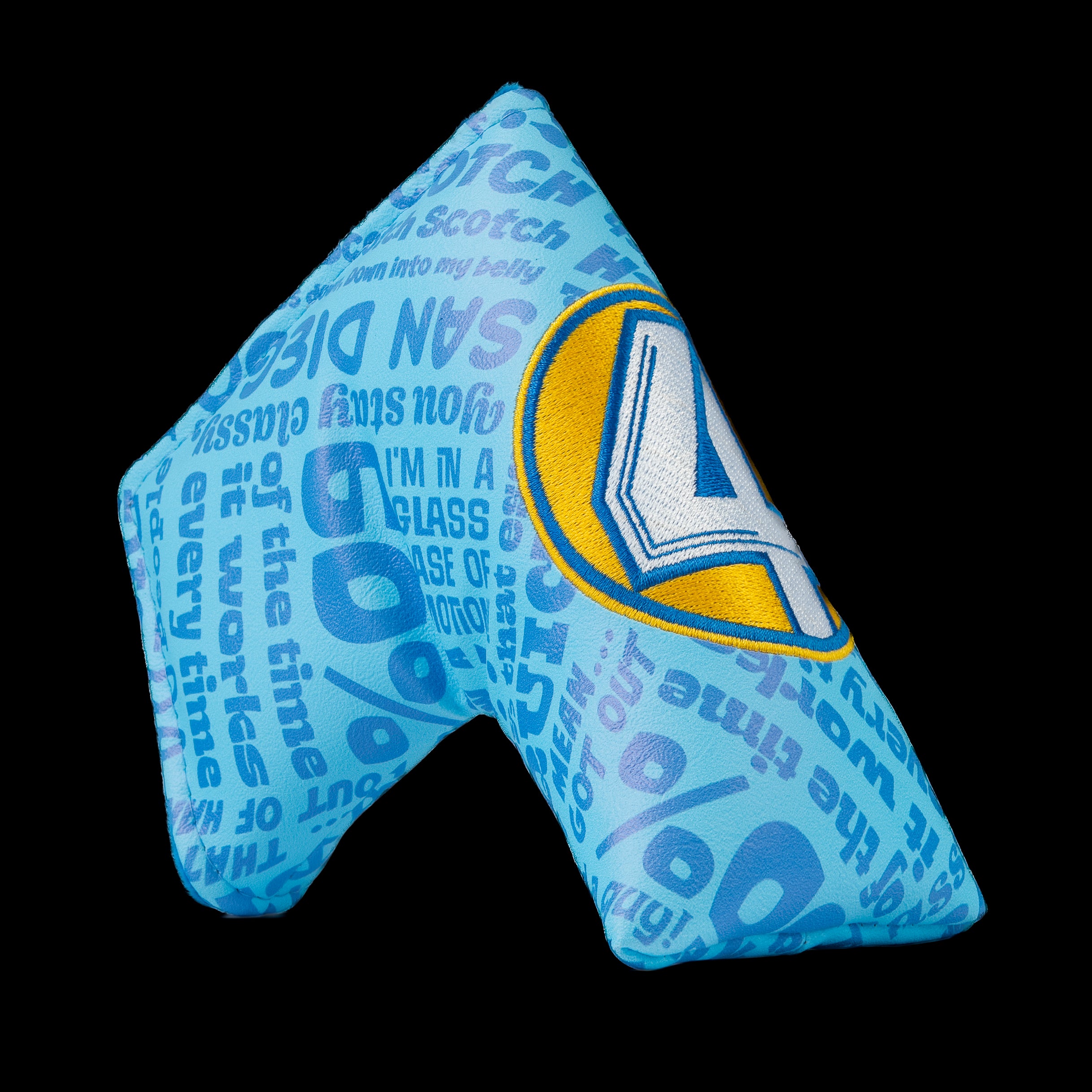 Rewind Golf x Anchorman official channel 4 news team blade golf headcover.